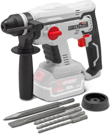Marteau perforateur sans fil 20V avec moteur à induction livré sans batterie - X-Performer