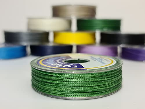 Whipping Twine 1mm 25mt Polyester Waxed Thread Spool (Green)