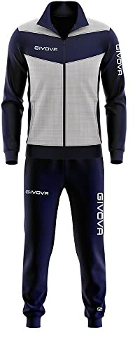 GIVOVA Visa Luxury Combinaison, Gris chiné Clair/Bleu, XXL Mixte