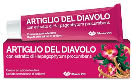 Artiglio del Diavolo - Crema, 100 ml, Lenitiva per Dolori Articolari e Muscolari, Sensazione di Sollievo, con Estratto di Artiglio del Diavolo, Senza Parabeni