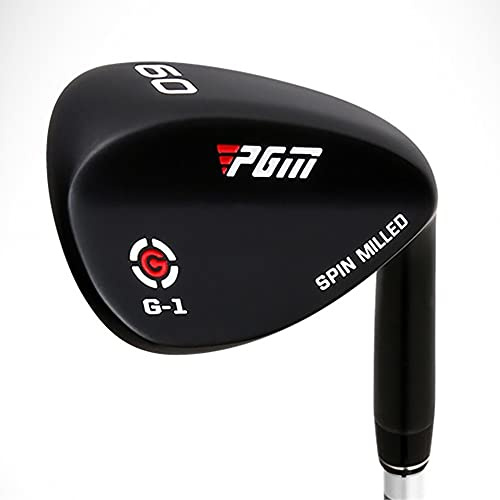 50/52/54/56/58/60/62/64 Degree Golf Sand Wedge Men Right Handed Golf Clubs Stainless Steel Wedge Cut Wedge Golf Wedges (black,56)