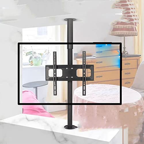 CAZARU 360 Grad drehbarer LCD-TV-Bodenständer, drehbares Trennwand-Rack, drehbarer TV-Schrank, drehbare Basis, passend für 32-55-Zoll-LED-Bildschirme (Size : 86-114cm)