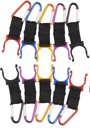 geo-versand 10x Geocaching Halterung für Petling Flaschen Halter Rucksack Wandern Aufhängen