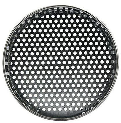 Lioaeust Erdsieb, Gartenarbeit, Metall, Haus, Garten, Pflanzen, Erdsieb, Mesh-Trennung zum Sieben von Bodensteinen und Kompost (rundes Loch, 6 mm)
