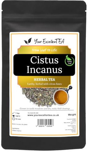 Cistus Incanus Loose Leaf Herbal Tea (250g) Natural Herbal Infusion from Your ExcellenTEA