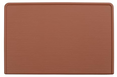 Normcore Corner Tamping Mat, Espresso Silicon Tamper Mat, Coffee Tamp Station, Espresso Accessory, Waterproof and Heat Resistant, Food-grade Silicone Rubber, Mocha Mousse