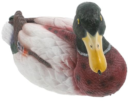 ibasenice Anatre Galleggianti in Materiale Plastico Per Stagno Decorazione Da Giardino Forma Di Anatra Statuette Galleggianti Nell'acqua Ornamento Di Anatra Per Specchio D'acqua Riproduzione