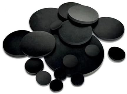 Gummischeiben Sortiment Kit, 10 Stück/Set, schwarz, solide, runde Gummiplatte, Nitril-NBR-Dichtungspad, Durchmesser 10/15/20/30/38 mm, Dicke 1/1,5/2/3/4/5 mm(2mm,22mm)