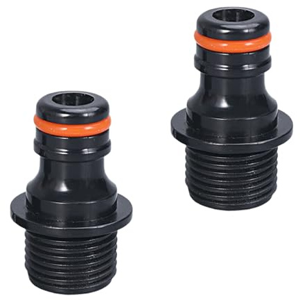 2Pieces 1/2 3/4 Garden Hose Quick Connection Washing Machine Connector Fitting Pipe Joiner Replacement Fitting