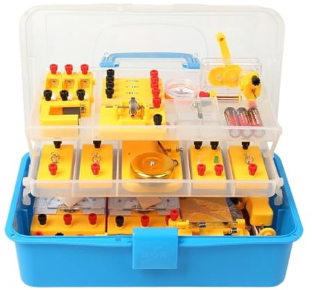 Elektronik Baukasten Grundlegender Elektrischer Schaltkreis-Experimentiersatz for Die Mittelschule Physik Elektro Baukasten