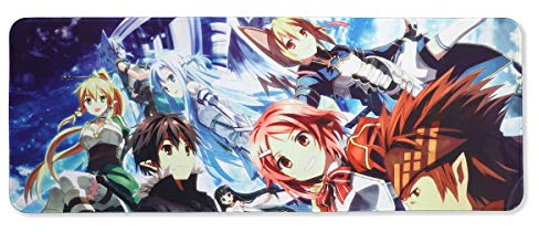 CoolChange Großes Sword Art Online Gaming Mauspad, XXL Manga Tischauflage