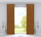 Gardinenbox Milano 203571-2 - Juego de 2 Cortinas para Paneles (Terciopelo, Opacas, 245 x 60 cm), Color Mostaza