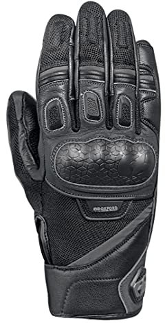 Oxford Outback - Guantes de Motocicleta para Hombre (Negro, S)