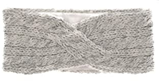 Sterntaler Baby Mädchen Stirnband Baby Strick Winter-Stirnband - Baby Stirnband, Kopfband Baby - gefüttert mit Microfleece - beige, 53