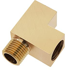 Create idea Winkeladapter M10x1 T-Verteiler Öldrucksensor T-Verbinder Öldruckmesser Adapter M10x1 Stecker auf 2 M10x1 Buchse Adapter Messing