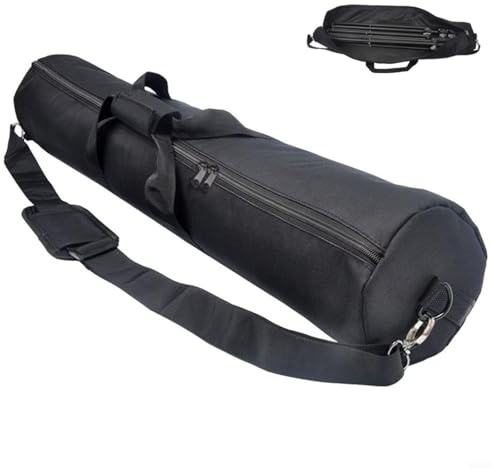 PETSTIBLE Portable Tripod Bag, Waterproof, Lightweight, 70-120cm, Black, Unisex, Casual/Sporty, Zipper Closure, External Pocket, Shoulder Strap, Soft Shell, Tripod Stand Bag