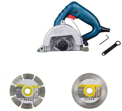 Marmo Stozzatrice Diamantata Tagliapiastrelle Pietra Ad Alta Potenza 1400w Watt Multifunzione Portatile Utensili Elettrici(Set 1)