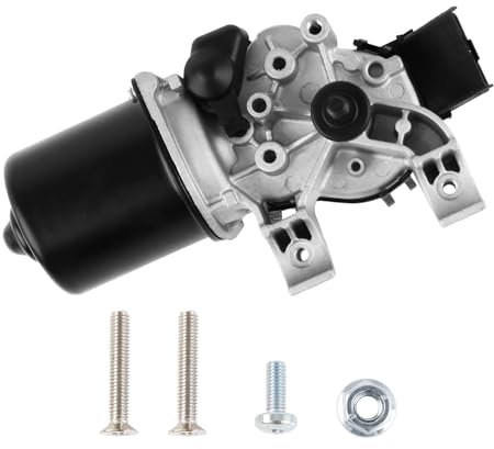 DOCAS Motor de limpiaparabrisas delantero 7701061590 8200268931 compatible con Renault Clio III BR0/1 Clio III Grandtour KR0/1 CLIO III Kasten SB 2005-2014