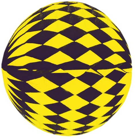 Deko Wabenball Gelb – Schwarz 30 cm Fasnet Rottweil