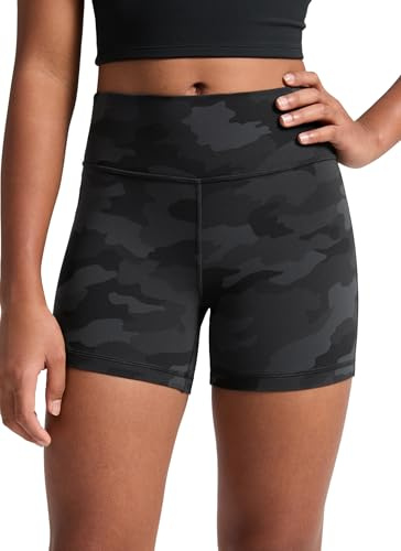 CRZ YOGA Niñas Butterluxe Shorts de Ciclism | Extremadamente Suave, Compresión Suave, Bailar, Deportivos, Cintura Alta, para Adolescentes