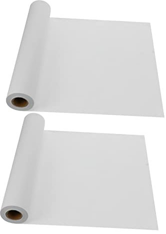 CIMAXIC 2rollen Weißes Malpapierrolle Lange Papierrolle Graffiti Zeichenpapier Geschenkpapier Für Staffeleipapier Posterpapier Diy Heim Und Gewerblichgebrauch