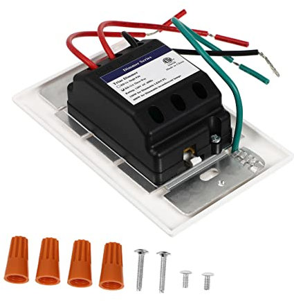 Holibanna 600W Interruttore Dimmerabile Elettrico Max con Indicatore Compatibile con LED Alogene e Incandescenza per Installazione Facile Domestici