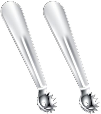 2 Piezas Descorazonador de Tallos de Tomate de Acero Inoxidable Extractor de Fresas Multifunción Descorazonador de Tallos de Frutas y Verduras Aparatos de Cocina Para Tomate Fresa Manzana