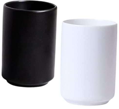 CONGARTENO 2piezas Tazas Para Servir Té Estilo Japonés Cerámica Recta Para Oficina Taza De Agua Hogar
