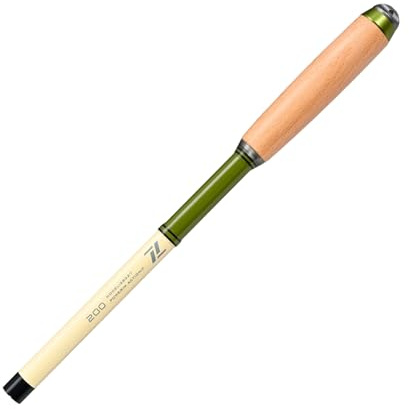 Tasche tragbare Angelrute, Fishing Rutentasche, Angelrute Werkzeuge – ausziehbare Tragetasche mit Holzgriff, kompakt 30 cm, Kapazität bis zu 200 cm Rute, ideal für Reisen & Angeltouren