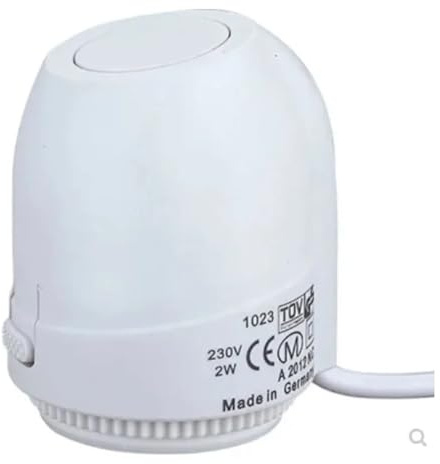 YINZHD Valvola attuatore Termico Elettrico normalmente Aperto/Chiuso 24v 230v No NC for Riscaldamento a Pavimento radiante della Stanza del collettore(24v NC)