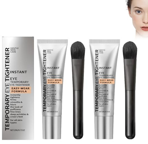 Crema reafirmante de ojos instantánea para el contorno de los ojos, reducción de arrugas hidratante, aprieta temporal contra las bolsas y la hinchazón, ideal para el cuidado diario de los ojos