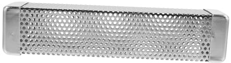 DOITOOL Boîte à Fumer BBQ Acier Inoxydable Accessoire Extérieur pour Barbecue Résistante à Haute Température Capacité Spacieuse pour Copeaux de Bois Facile à Utiliser