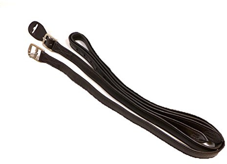Pferdesport EURORIDING Steigbügelriemen Soft Leder, Gr. 165 cm Dunkelbraun