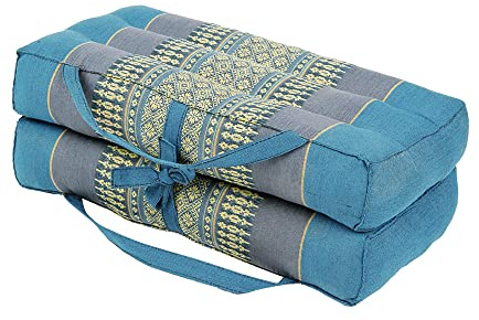 Zafuko Large Foldable Meditation and Yoga Cushion - Turquoise