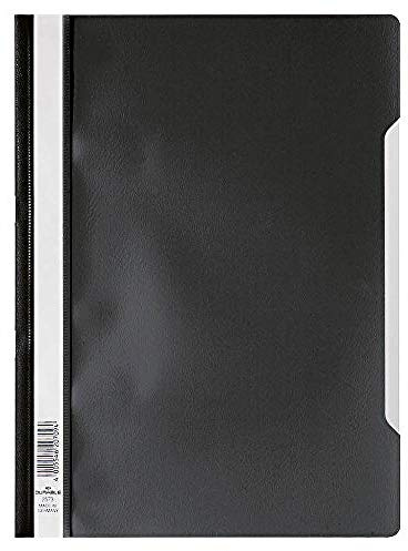 Durable Sichthefter (A4 Standard, PP) 25er Packung schwarz, 252301