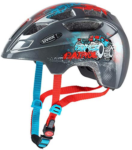 uvex Finale jr. - Leichter Fahrradhelm für Kinder - individuelle Größenanpassung - Force Patrol - 51-55 cm