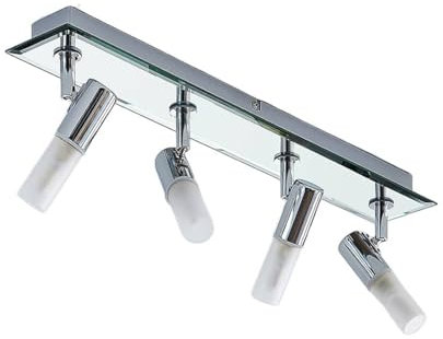 Lindby Faretto dimmerabile (Moderno) colore Argento, in Metallo ad es. Bagno Lampada da incasso plafoniera applique