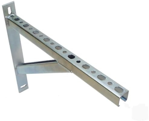 Kolor Schienenkonsole Wandträger Schwerlastwinkel Auslegerkonsole Schwerlastträger Winkelträger , Regalträger aus verzinkter Stahl , Wandmontage , Träger 400 - 900 mm (500 mm)