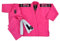Playwell Kinder Pink Pro Mädchen Elite BJJ GI Uniform, inklusive weißem Gürtel, rose, M1