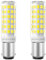 VIIVUU 7W B15d LED Lampe, Ersetzt 60W Halogen Glühlampe,LED Leuchtmittel Kaltweiß 6000K 220V 230V 570Lumen für Schlafzimmer Wandleuchte Wohnzimmer Kronleuchter 2er Pack