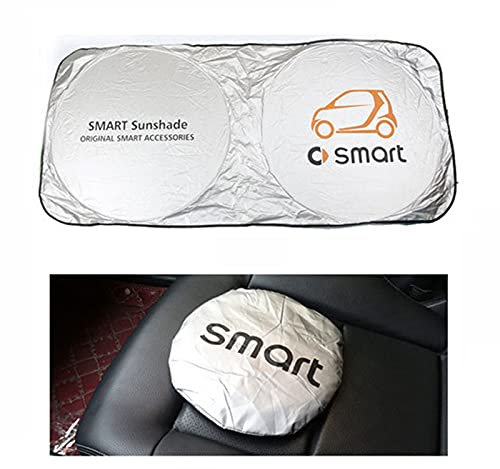 Auto-Windschutzscheibenabdeckung, für Smart 451 453 fortwo forfour, Blockiert UV-Strahlen, Sonnenschutz für Die Frontscheibe, Autozubehör