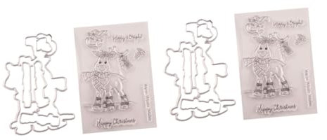 EXCEART 2 Stück Blätter scrapbooking-stempel scrapbook stempel scrapbooking stempel Transparente Stempel ideas clear stempel Konto Briefmarke Sammelalbum Siegel einstellen