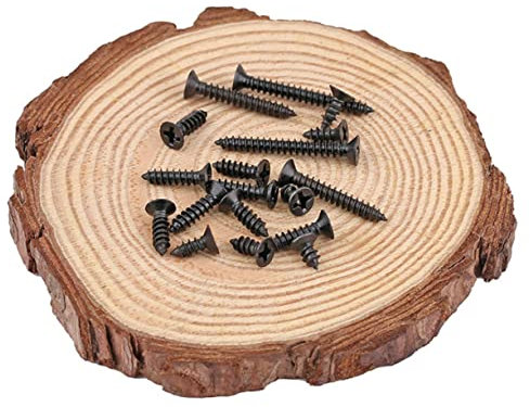 Selbstschneidende Schraube 100 Stück Edelstahl Schwarz