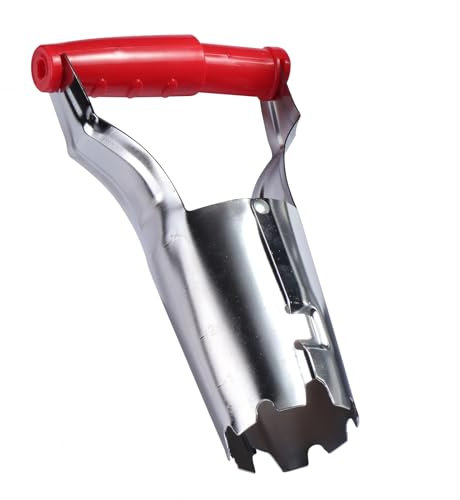 TopHomer Fioriera per bulbi, trapiantatore per piantine da giardino, con rilascio automatico per scavare/riempire il terreno