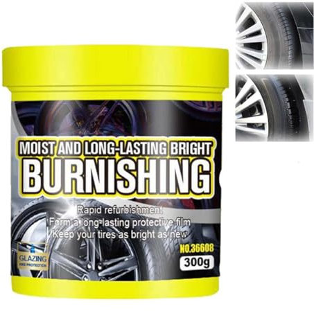 Pâte d'entretien et de revêtement des pneus,Tire Maintenance And Coating Paste,Restaurateur De Revêtement Protecteur Pour Pneus, Gel Brillant Pour Pneus Avec Applicateur Brillant Pour Pneus (1 PC)