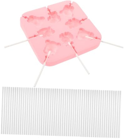 Garneck Moule en Silicone Facile à Nettoyer 8 Cavités Design Cartoon Adorable pour Sucettes Chocolat DIY pour Fêtes et Rassemblements Garçon et Filles