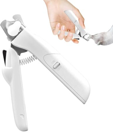 Proypiax Hundenagelcippers, LED -Katzennagel -Klipper, Heavy Duty Pets Nagelcipper mit LED -Leuchten, Safe -Zehennagel -Datei, professionelle Pflegewerkzeuge für Kaninchen, Meerschweinchen