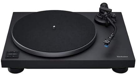 Technics Turntable, Premium Class HiFi Record Player with Coreless Direct Drive Motor and Bluetooth, Stable Playback, Audiophile-Grade Cartridge and Precision Tonearm, SL-40CBT-K, Aluminum