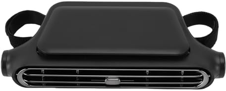 Cryfokt Ventilateur de Siège d'auto, Ventilateur de Refroidissement USB Adjustable Universal pour Camion (BLACK)