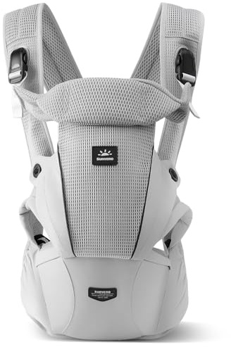 SUNVENO Hip Seat Baby Carrier for Toddler, Baby Carrier with Hip Seat, Patented Ergonomic Support for Heavy Babies, Lightweight Breathable Design, 7-45 lbs